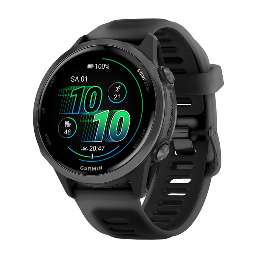 Garmin Forerunner 570 Running Watch - 42mm Slate Grey/Translucent Black