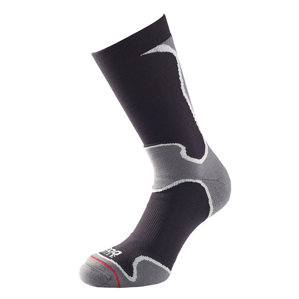 1000 Mile calzini Fusion Walking in Charcoal - Military 1st