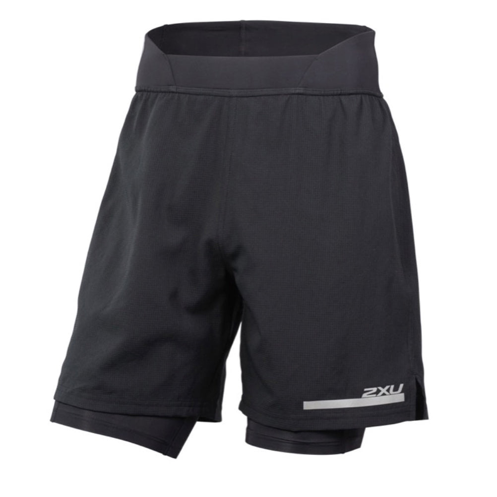 2XU Short Homme - Core Compression - black/silver