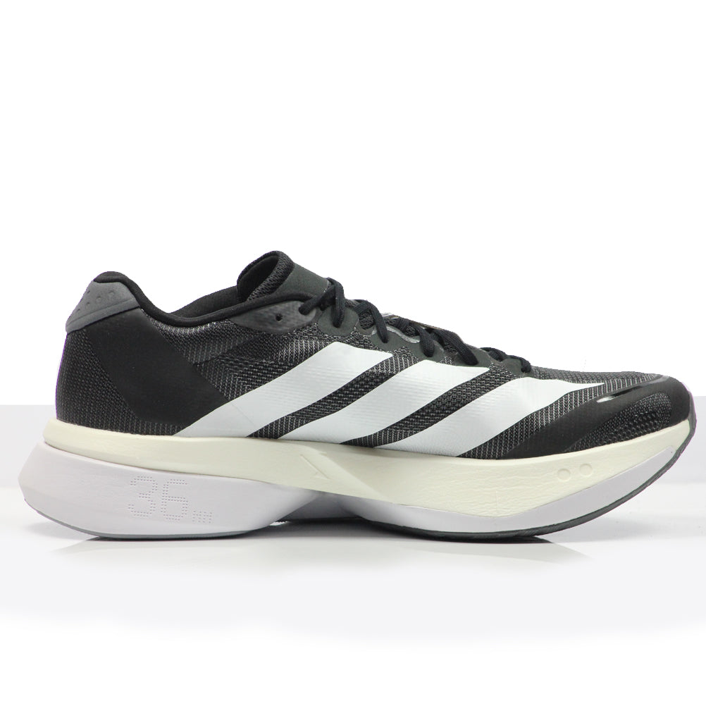 adidas Adizero Boston 13 Men's Running Shoe - Core Black/Cloud White/Grey Five