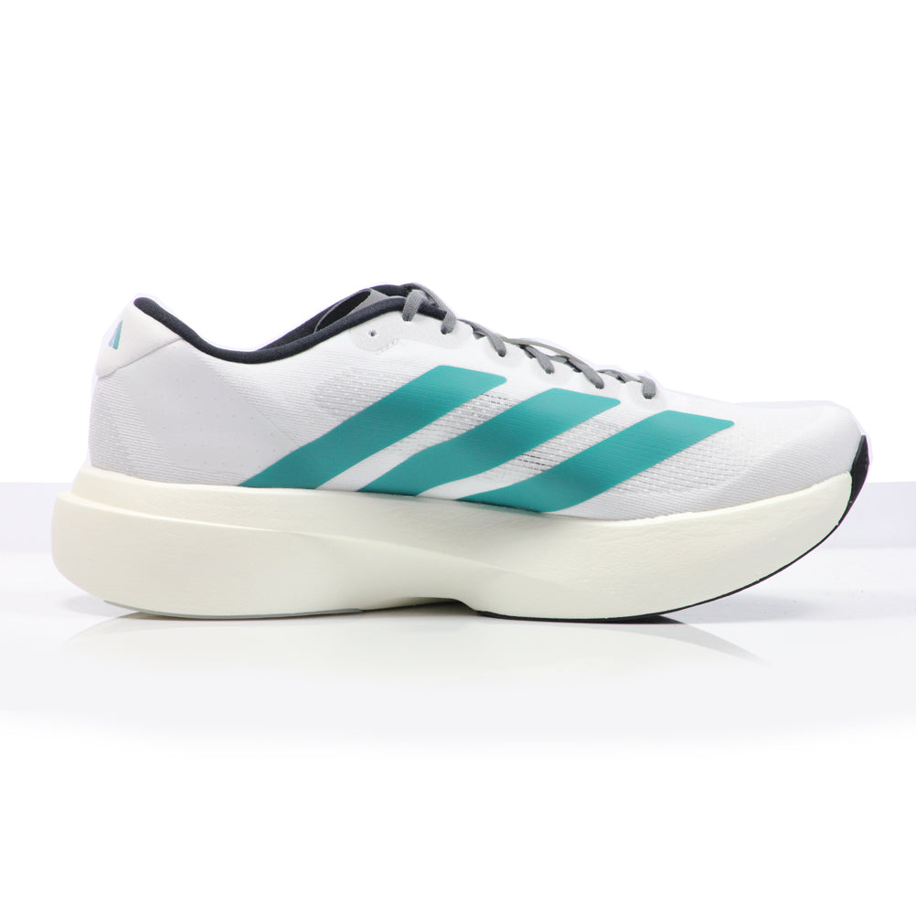 adidas Adizero Evo SL Men's Running Shoe - White/Pure Teal/Grey Four