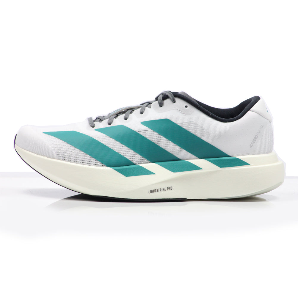 adidas Adizero Evo SL Men's Running Shoe - White/Pure Teal/Grey Four