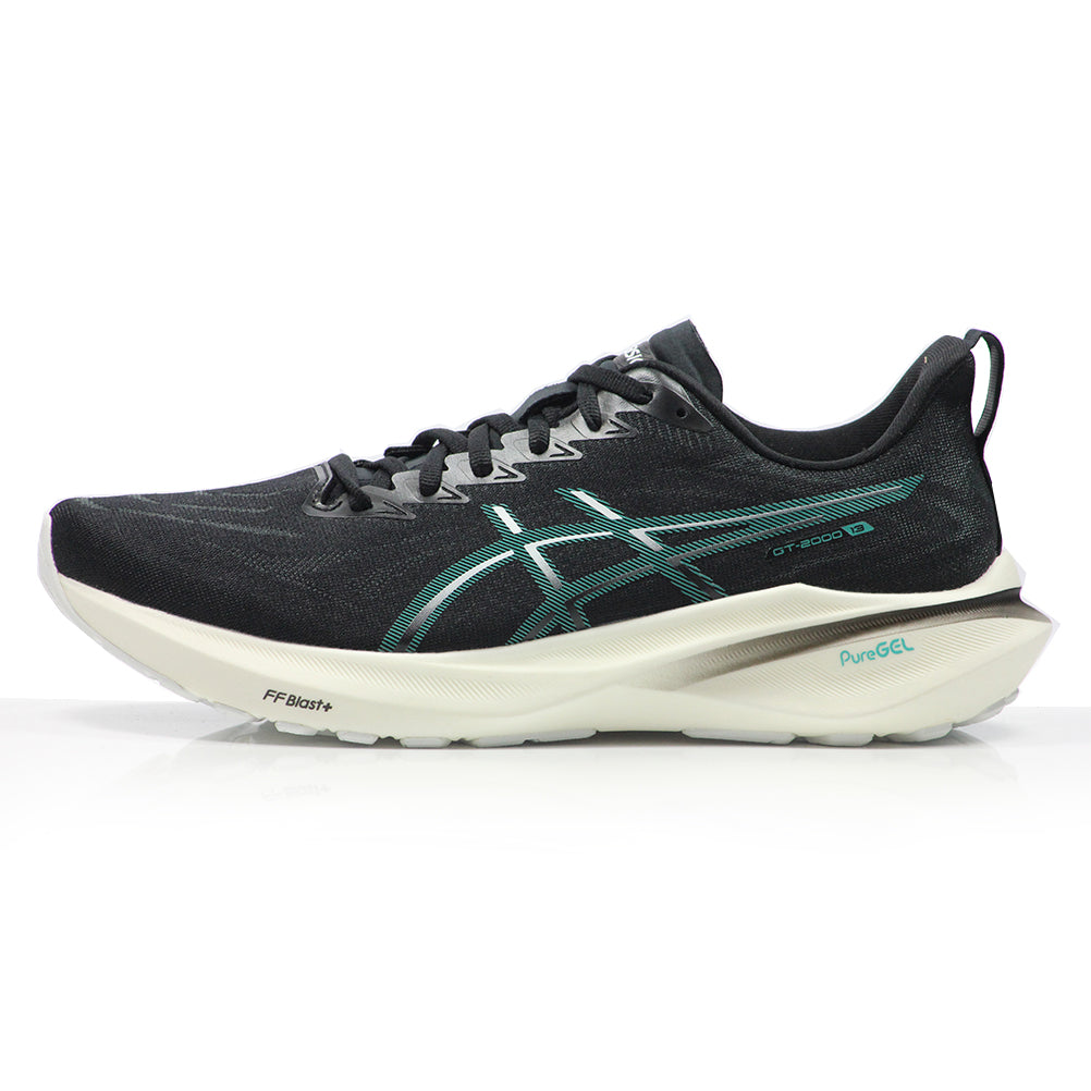 Asics GT-2000 v13 Men's Running Shoe - Black/Wave Teal