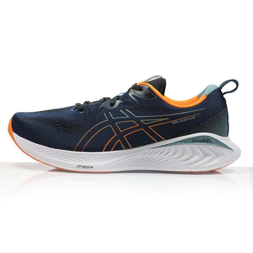 Asics Gel Cumulus 25 Men's Running Shoe - French Blue/Bright Orange
