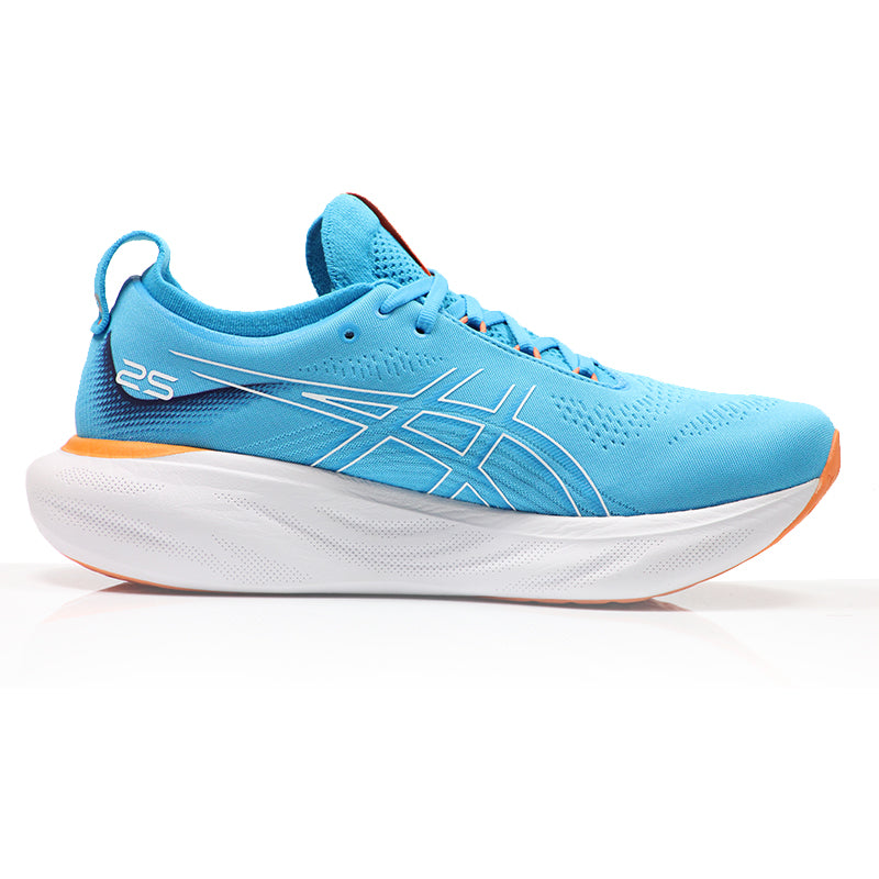 Asics Gel Nimbus 25 Men's Running Shoe - Island Blue/Glacier Grey
