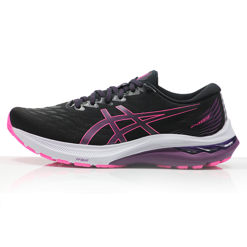 Asics GT-2000 v11 Women's Running Shoe - Black/Hot Pink