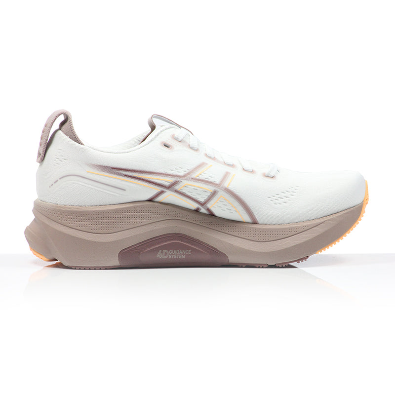 Asics Gel Kayano 32 Women's Running Shoe - White/Orange Glow