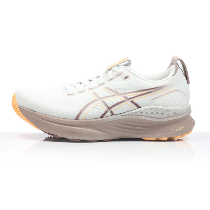 Asics Gel Kayano 32 Women's Running Shoe - White/Orange Glow