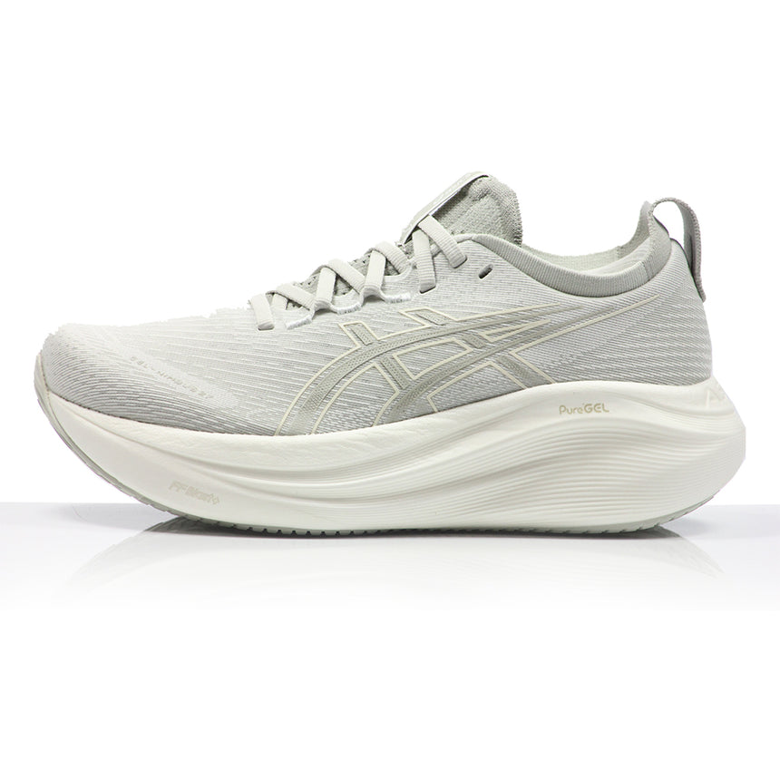 Asics Gel Nimbus 27 Women's Running Shoe - Lake Grey/White Sage