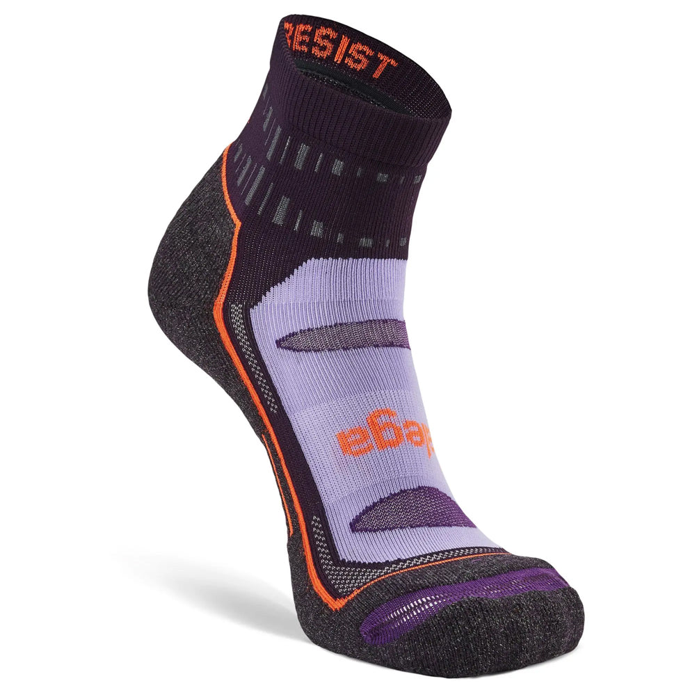 Balega Blister Resist Quarter Running Sock - Plum