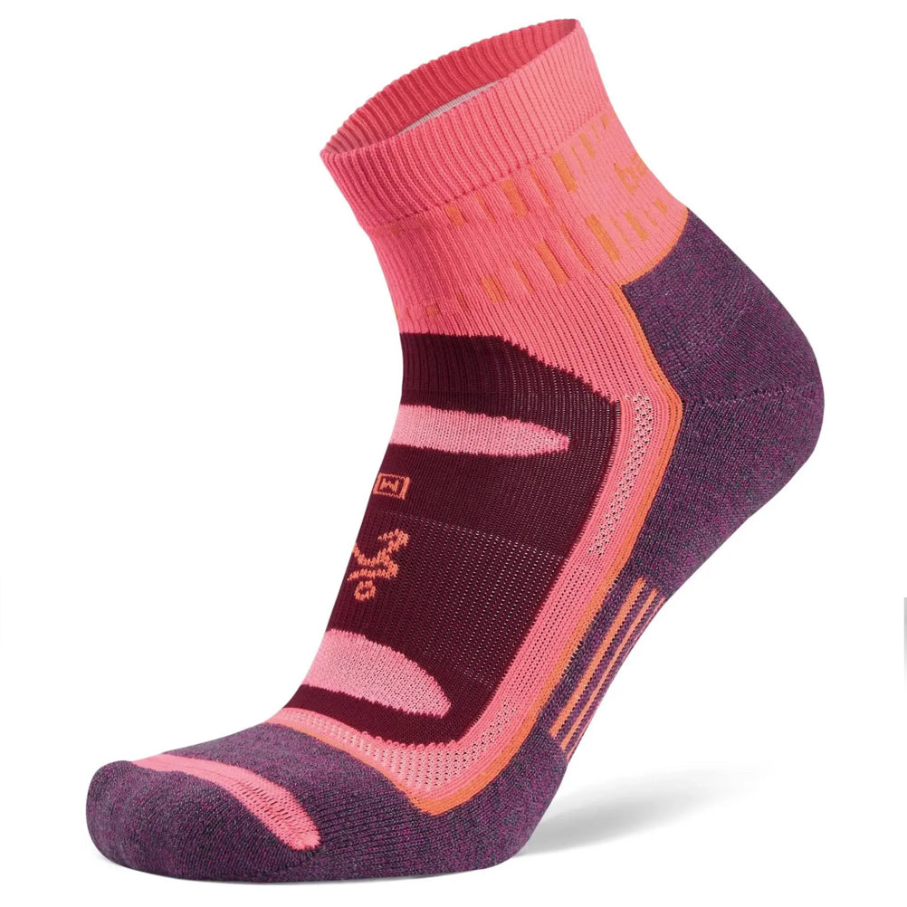 Balega Blister Resist Quarter Running Sock - Pink/Purple