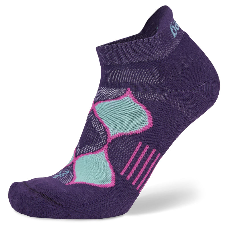 Balega Enduro No-Show Running Sock - Purple/Watermelon