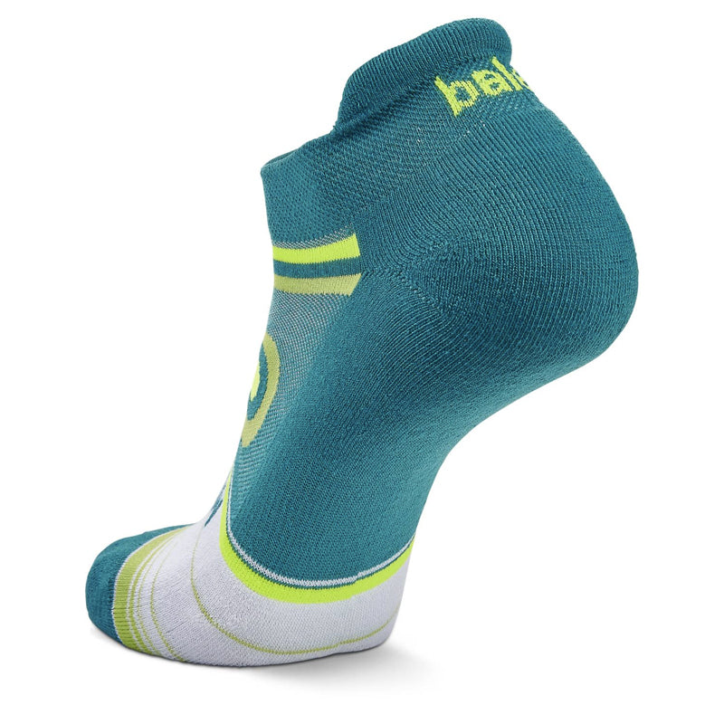Balega Grit & Grace Move With Purpose No-Show Running Sock Lake Blue/Lime Punch