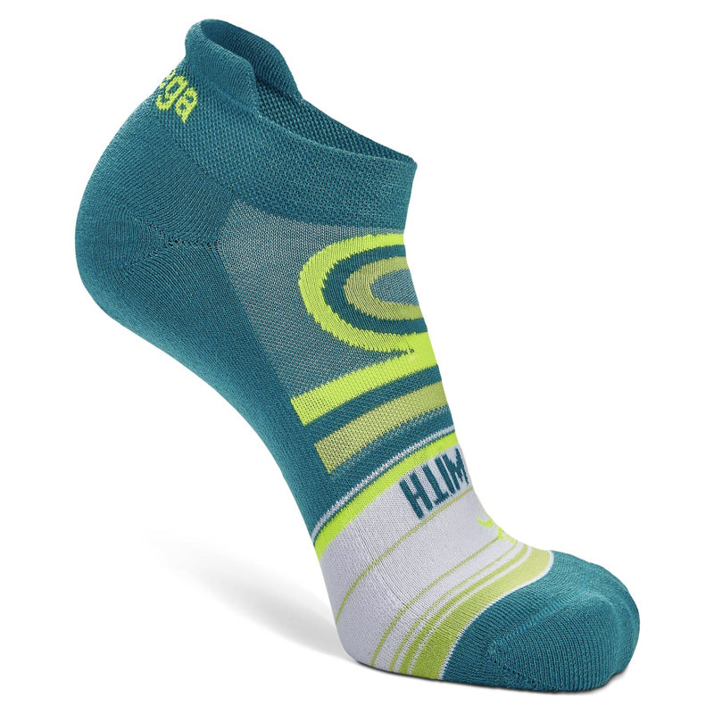 Balega Grit & Grace Move With Purpose No-Show Running Sock Lake Blue/Lime Punch