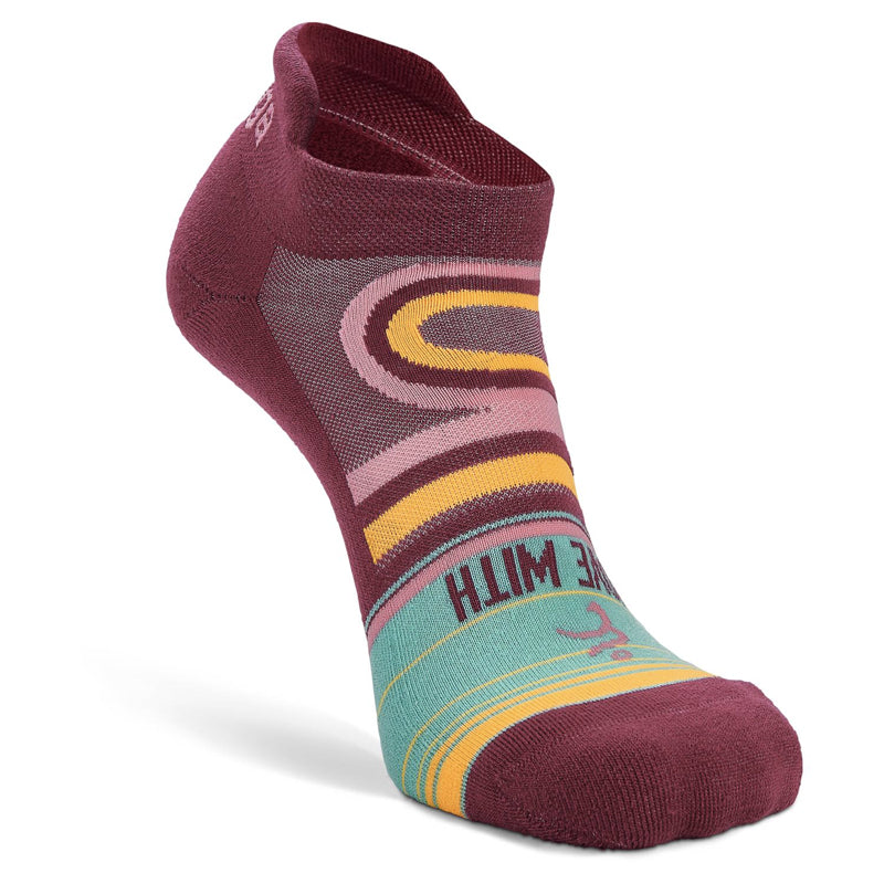 Balega Grit & Grace Move With Purpose No-Show Running Sock - Wildberry/Oriole