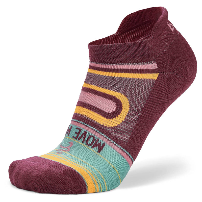 Balega Grit & Grace Move With Purpose No-Show Running Sock - Wildberry/Oriole