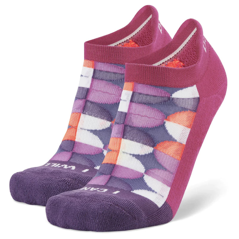 Balega Grit & Grace I Can I Will No-Show Running Sock - Pink