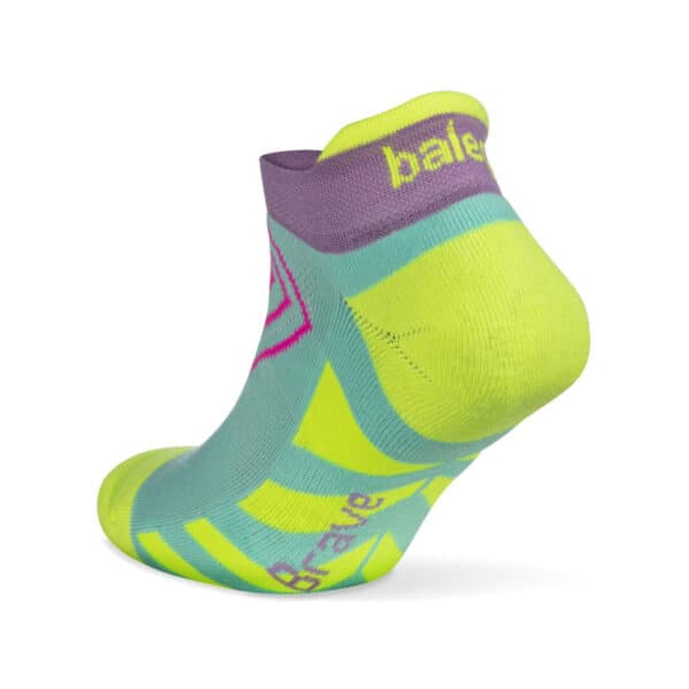 Balega-enduro-no-show-Grit-and-Grace-neon-lime-LT-back