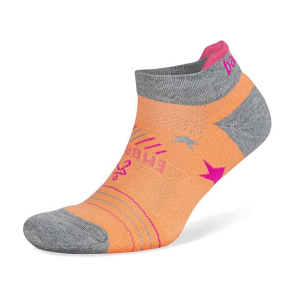 Balega-enduro-no-show-Grit-and-grace-Peach-Mid-Grey-side