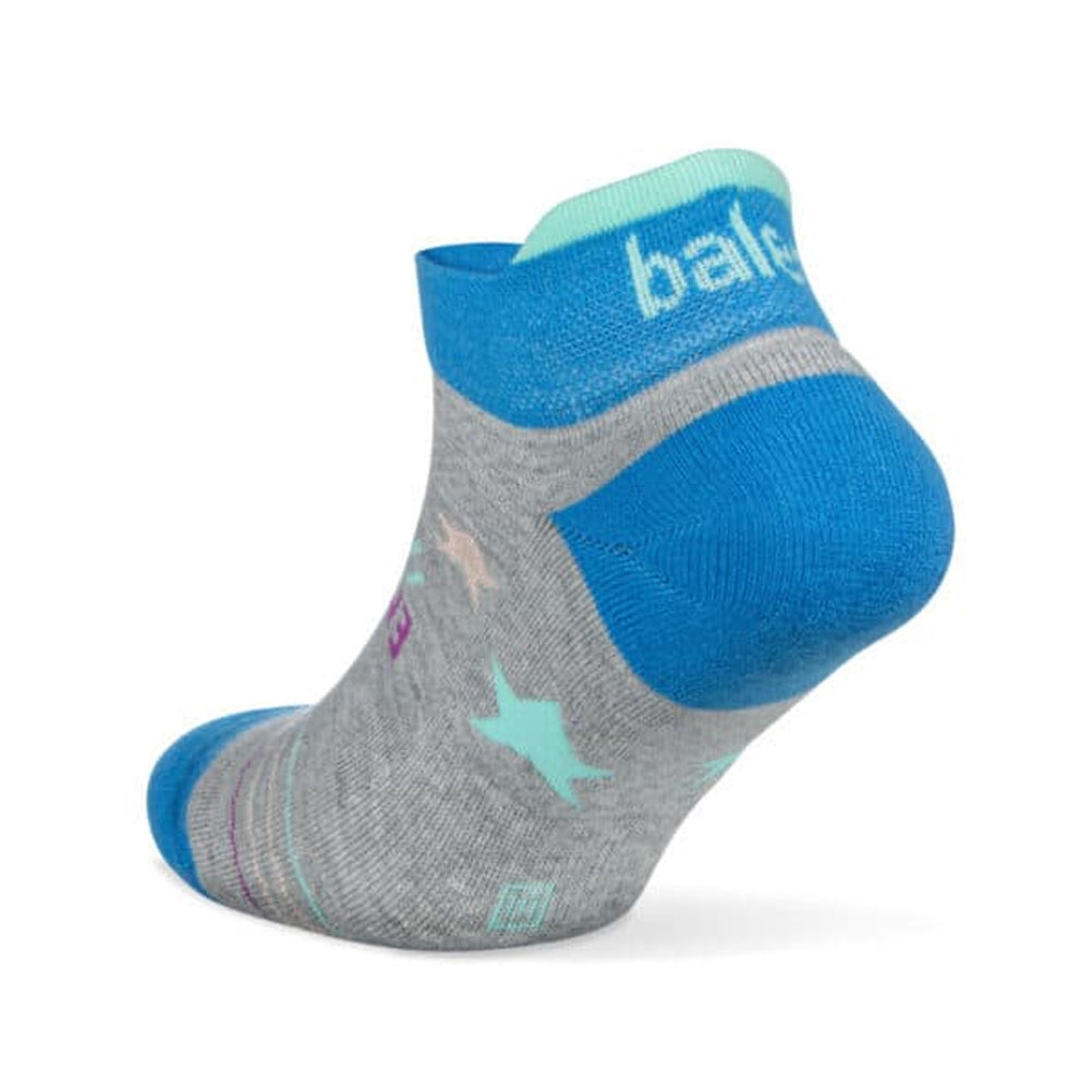 Balega-enduro-no-show-Grit-and-grace-midgrey-brit-turquiose-back