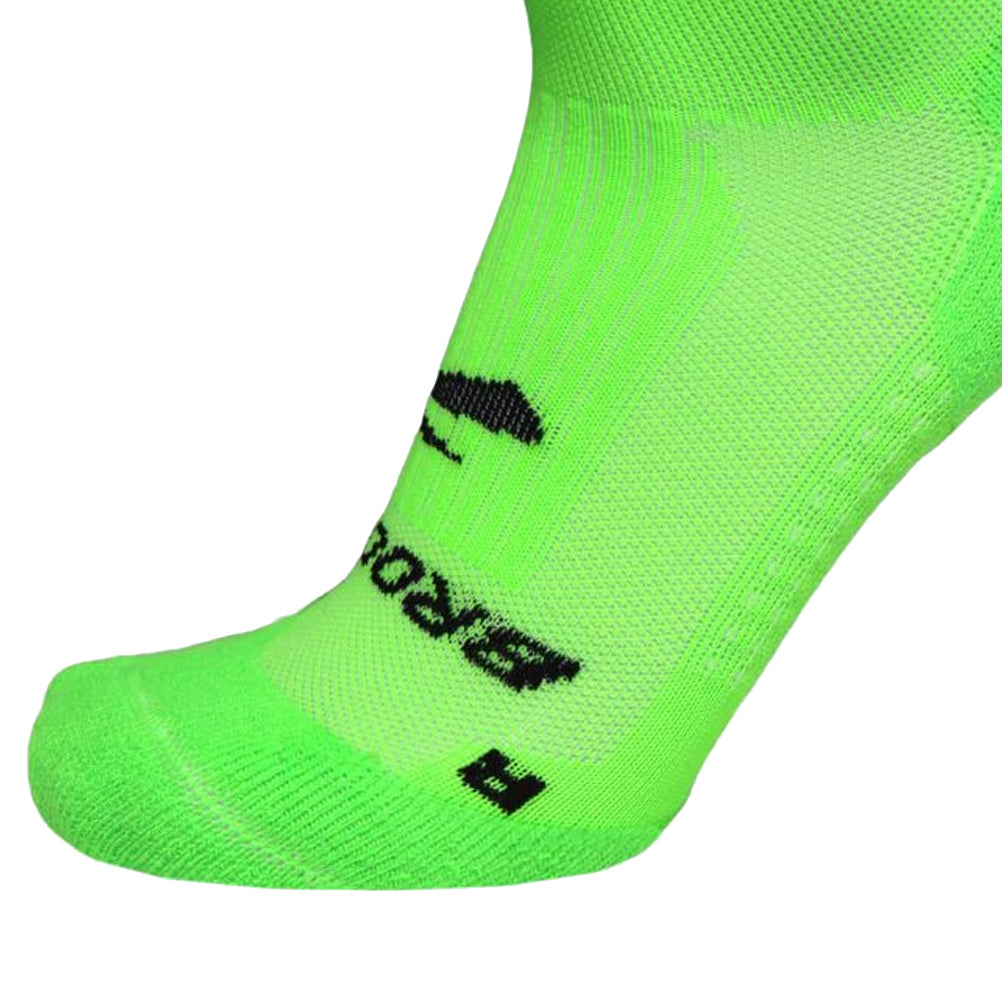 Brooks Ghost Crew Running Sock - Neo Limeade/BR Crew