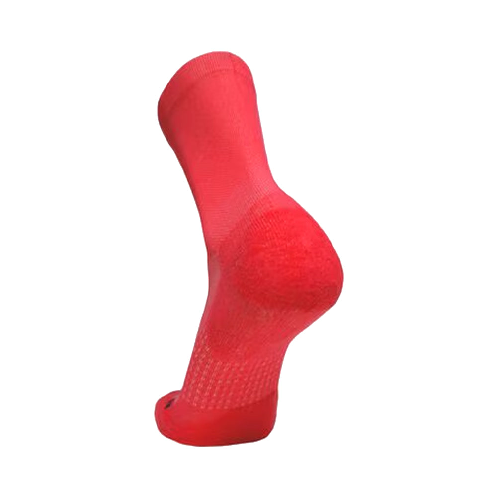 Brooks Ghost Crew Running Sock - Neo Cayenne/BR Crew