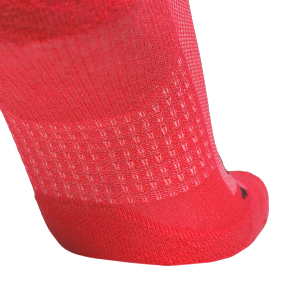 Brooks Ghost Crew Running Sock - Neo Cayenne/BR Crew