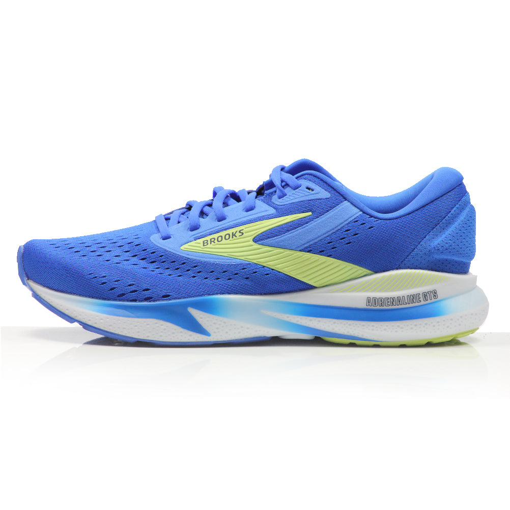 Brooks Adrenaline GTS 24 Men's Wide Fit Running Shoe - Cobalt/Neo Yellow/Peacoat
