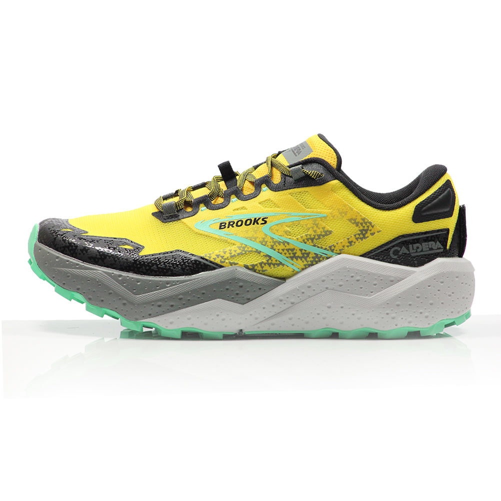 Brooks Caldera 7 Men's Trail Shoe - Lemon Chrome/Black/Sedona Sage