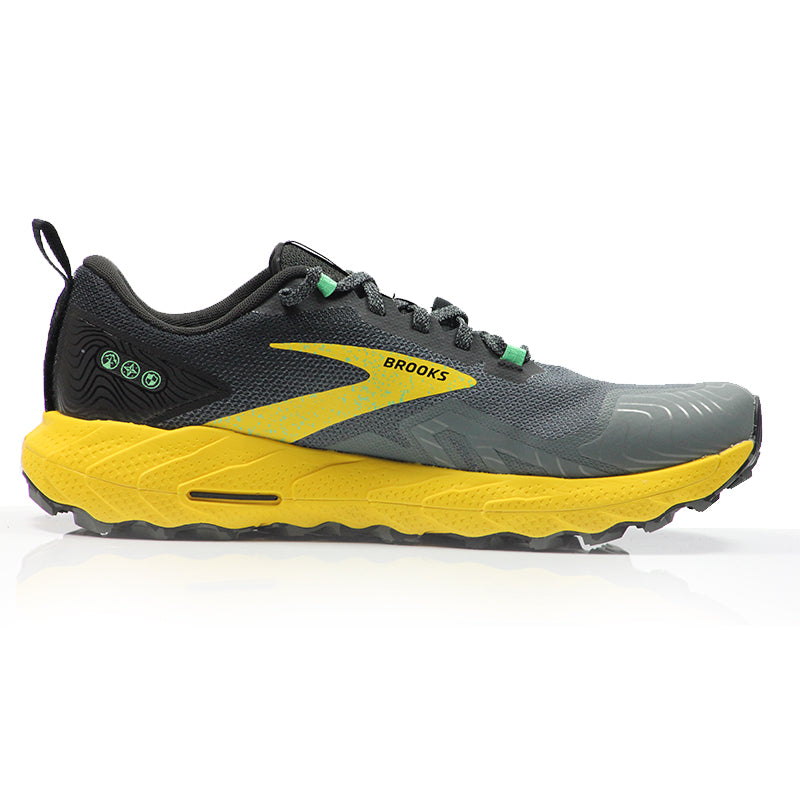 Brooks Cascadia 17 Men's Trail Shoe - Lemon Chrome/Sedona Sage