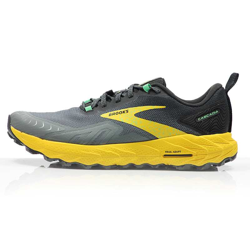 Brooks Cascadia 17 Men's Trail Shoe - Lemon Chrome/Sedona Sage