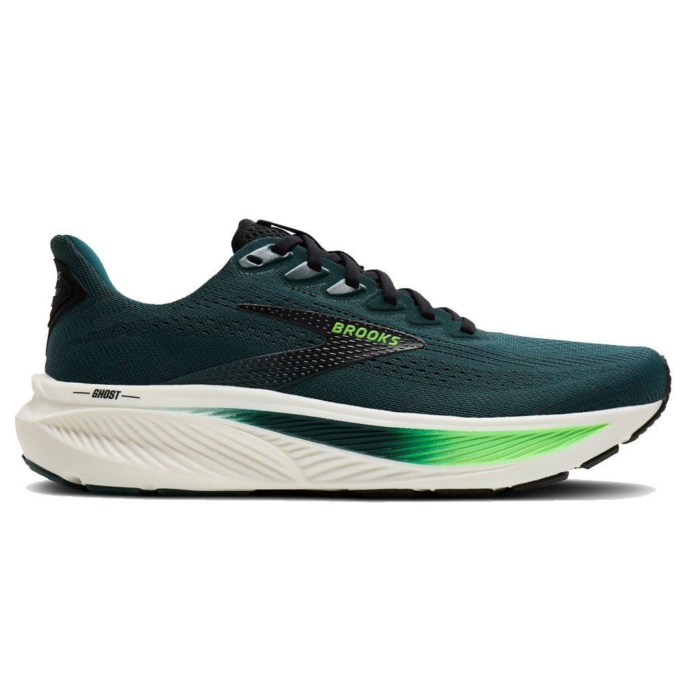 Brooks Ghost 17 Men's Running Shoe - Atlantic Deep/Black/Green