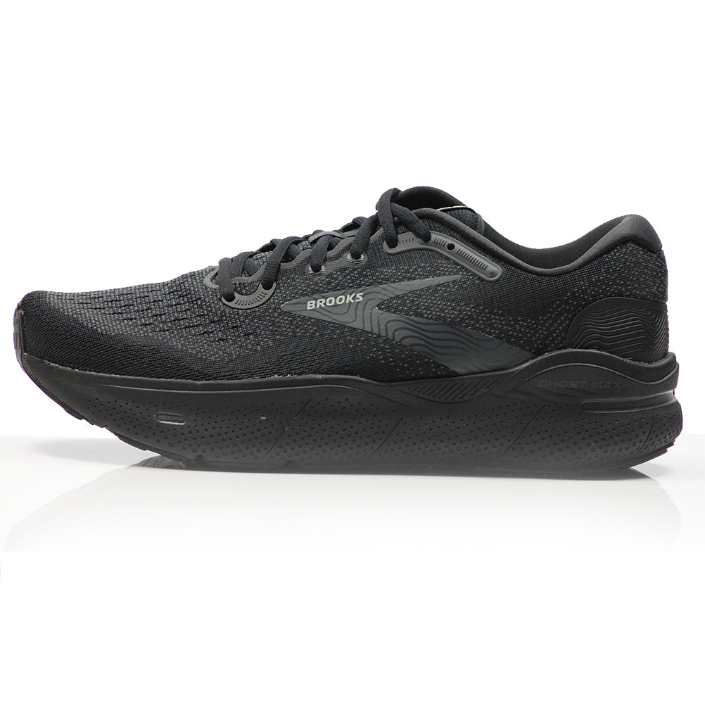 Brooks Ghost Max Women's Wide Fit Running Shoe - Black/Black/Ebony