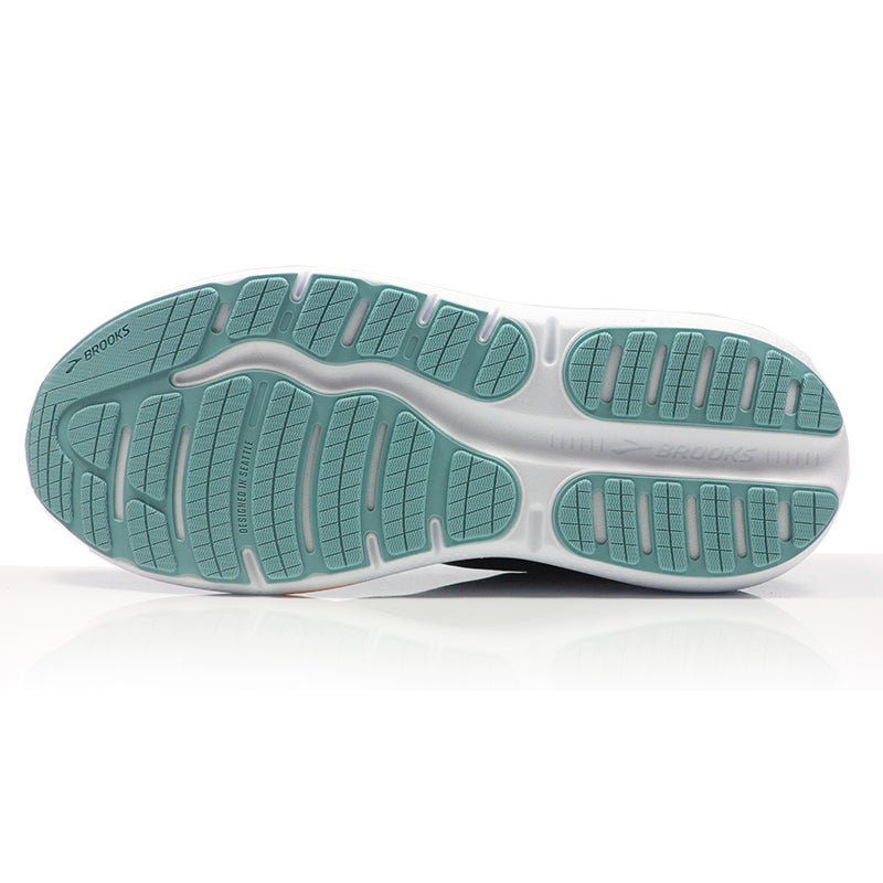Brooks Ghost Max 2 Men's Running Shoe - Moroccan Blue/Aqua/Orange Pop