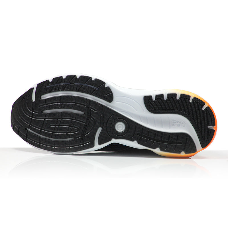 Brooks Glycerin 20 Men's Running Shoe - Black/Classic Blue/Orange