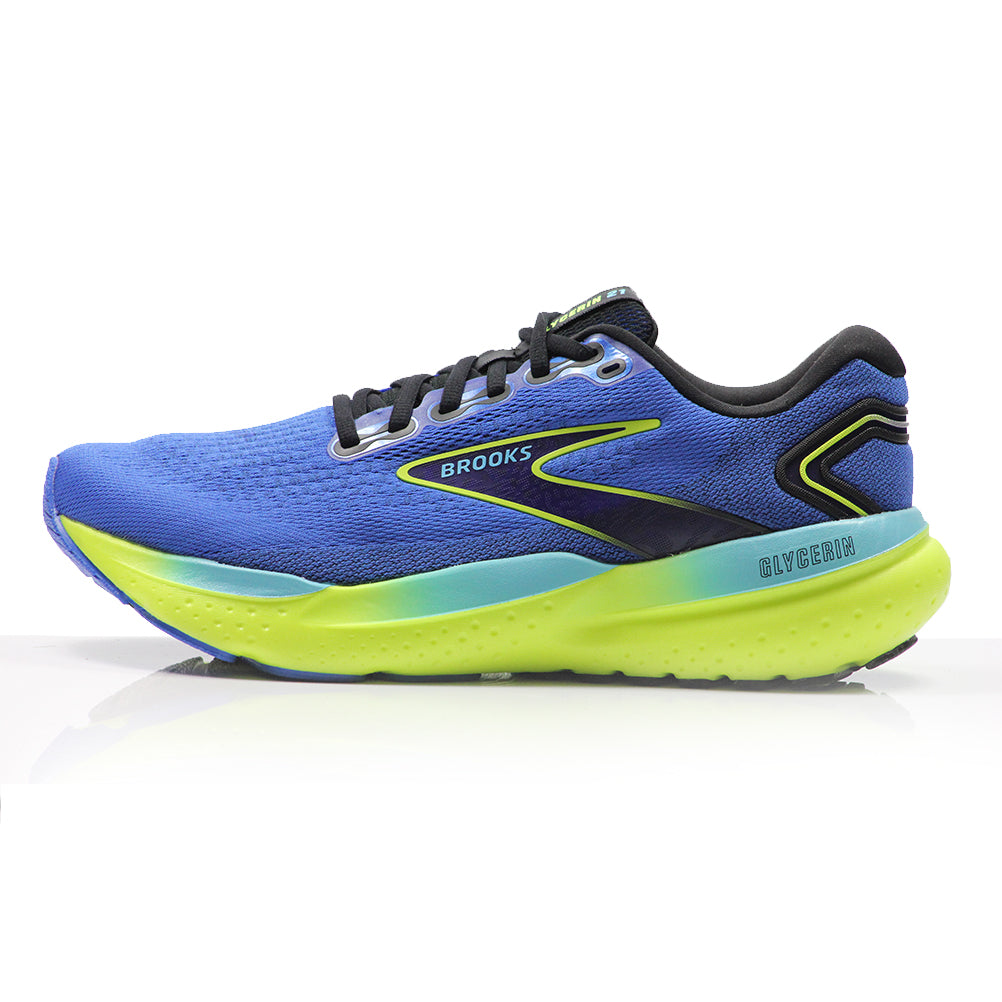 Brooks Glycerin 21 Men's Running Shoe - Blue/Nightlife/Black
