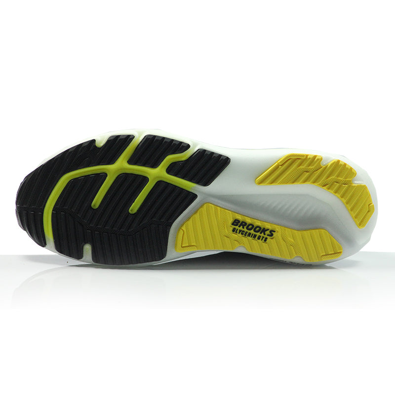 Brooks Glycerin GTS 23 Men's Running Shoe - Black/Cyber Yellow/Nightlife