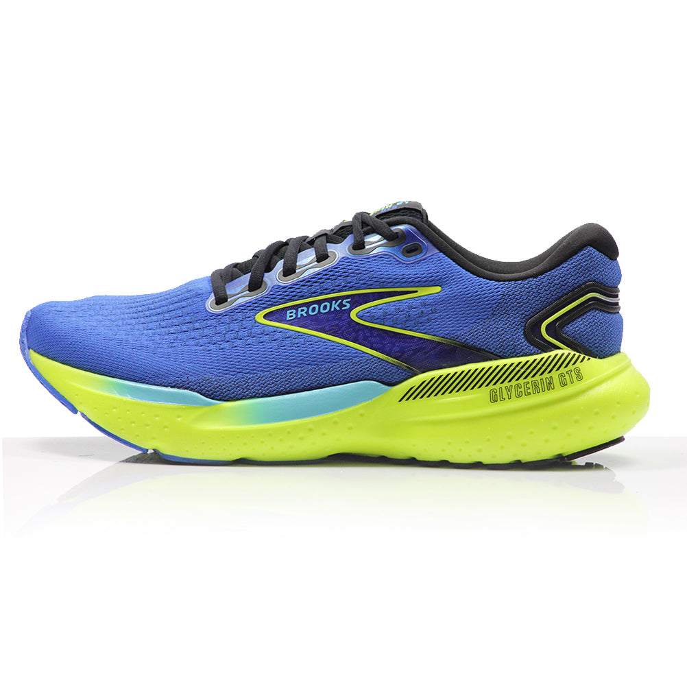 Brooks Glycerin GTS 21 Men's Running Shoe - Blue/Nightlife/Black