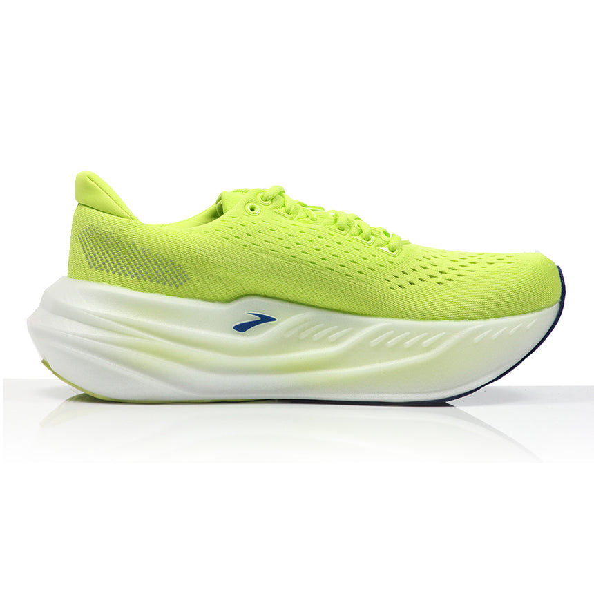 Brooks Glycerin Max Men's Running Shoe - Lime/Navy Peony/White