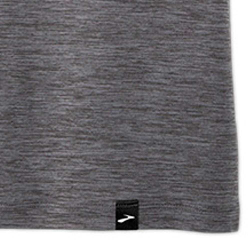 Brooks Luxe Short Sleeve Men's Running Tee - Charcoal
