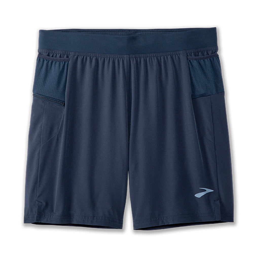 Brooks Sherpa 7inch 2in1 Men's Running Short - Blue Slate