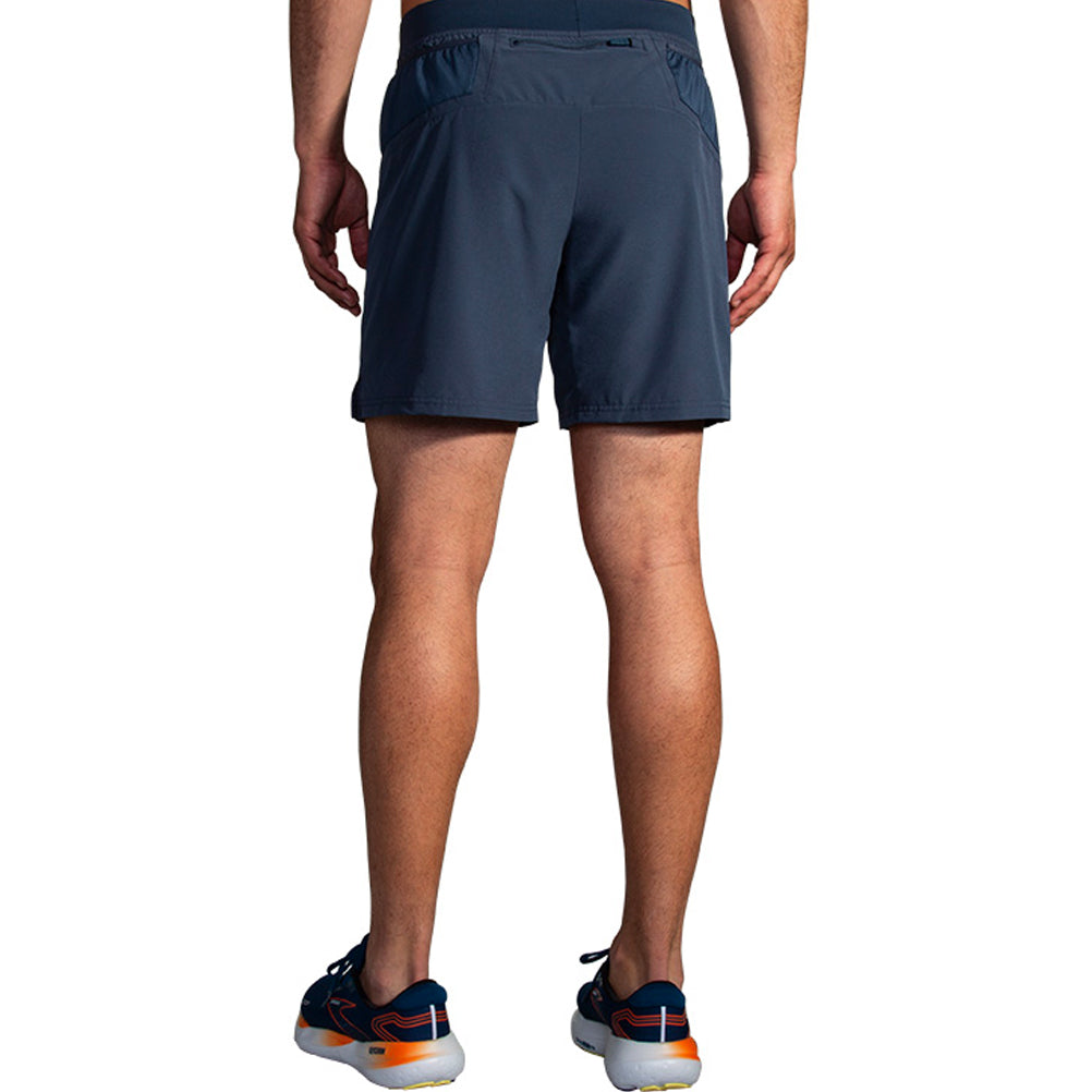 Brooks Sherpa 7inch 2in1 Men's Running Short - Blue Slate