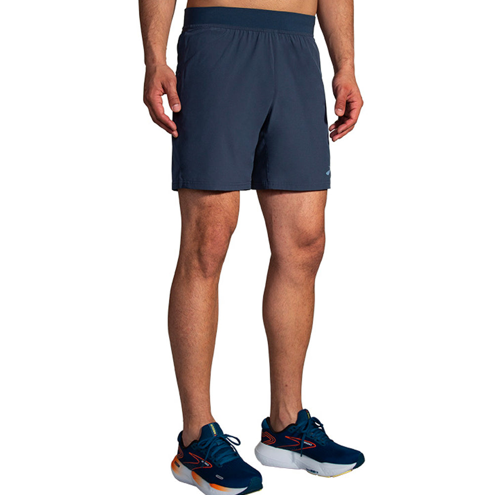 Brooks Sherpa 7inch 2in1 Men's Running Short - Blue Slate