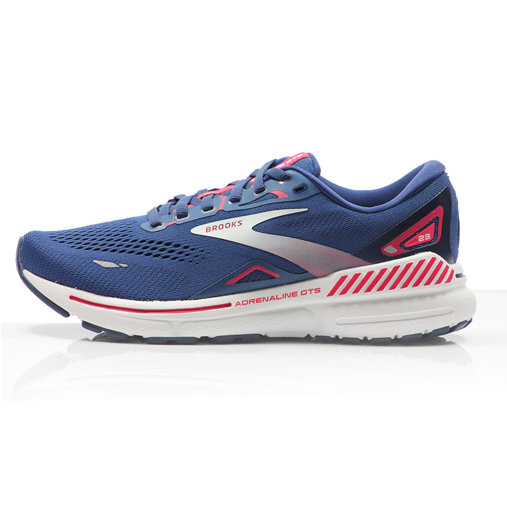 Brooks Adrenaline GTS 23 Women's Running Shoe - Blue/Raspberry/White