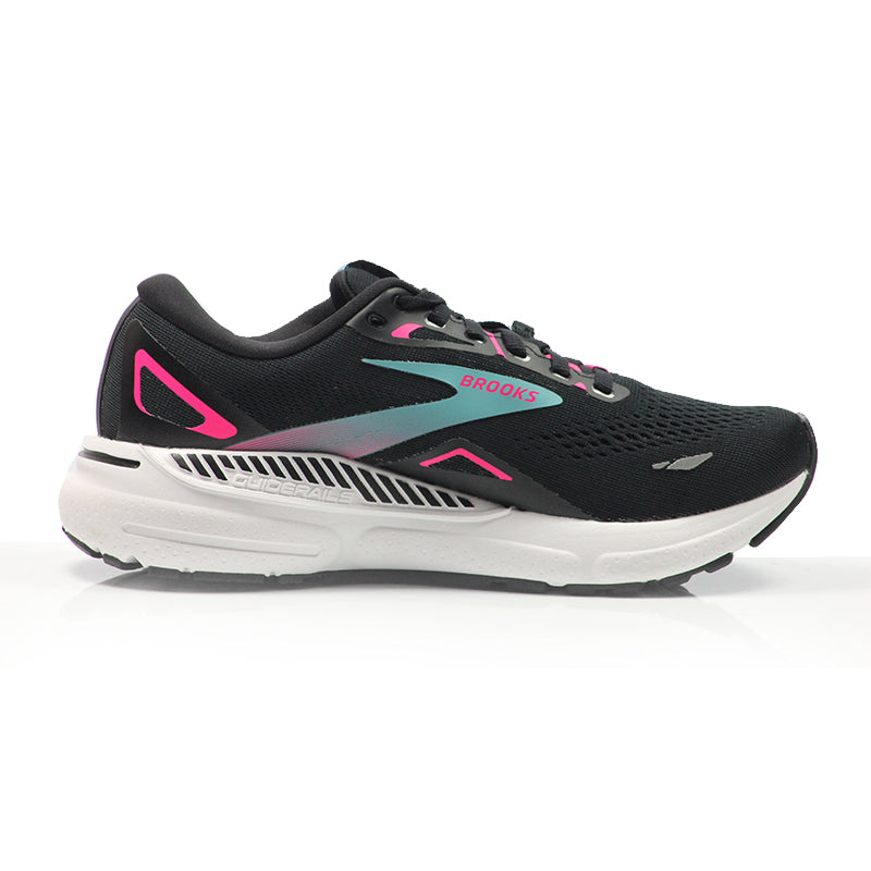 Brooks Adrenaline GTS 23 GTX Women's Running Shoe - Black/Knockout Pink/Aqua