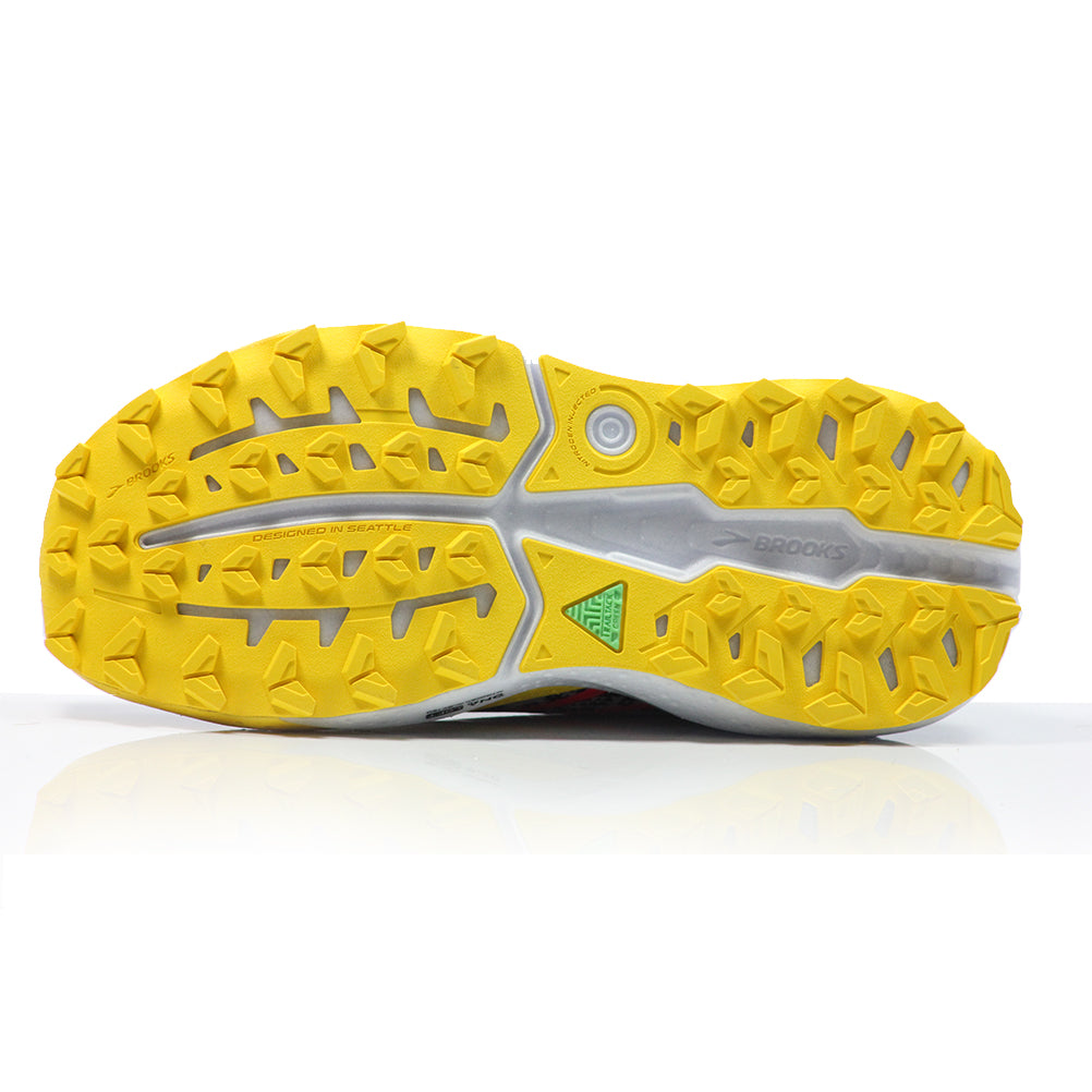 Brooks Caldera 7 Women's Trail Shoe - Lunar Rock/Lemon Chrome/Black