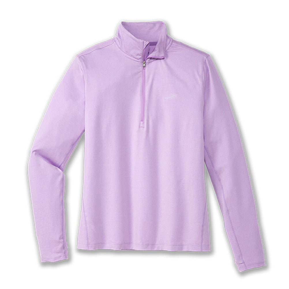 Brooks Dash Half Zip 2.0 Women's Running Top - Htr Purple