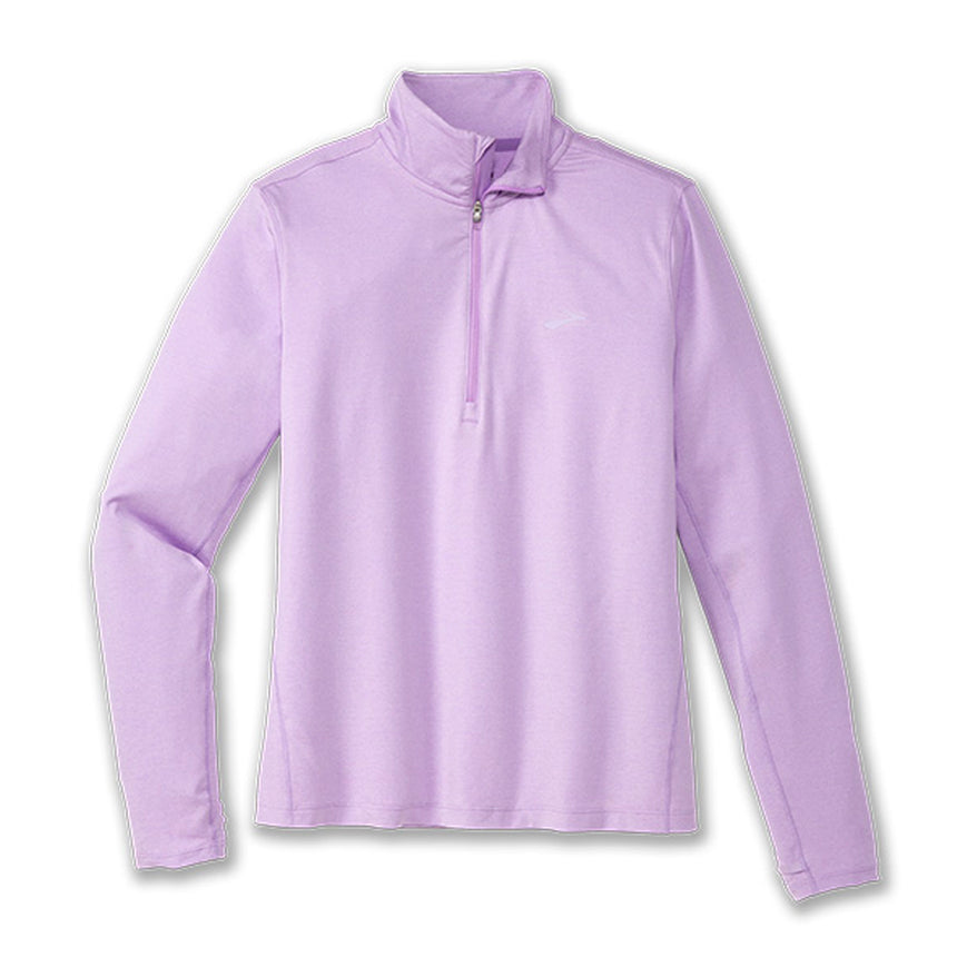 Brooks Dash Half Zip 2.0 Women's Running Top - Htr Purple