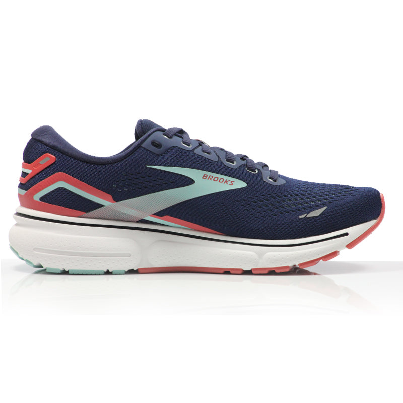 Brooks Ghost 15 Women's Running Shoe - Black/Orange/Raspberry