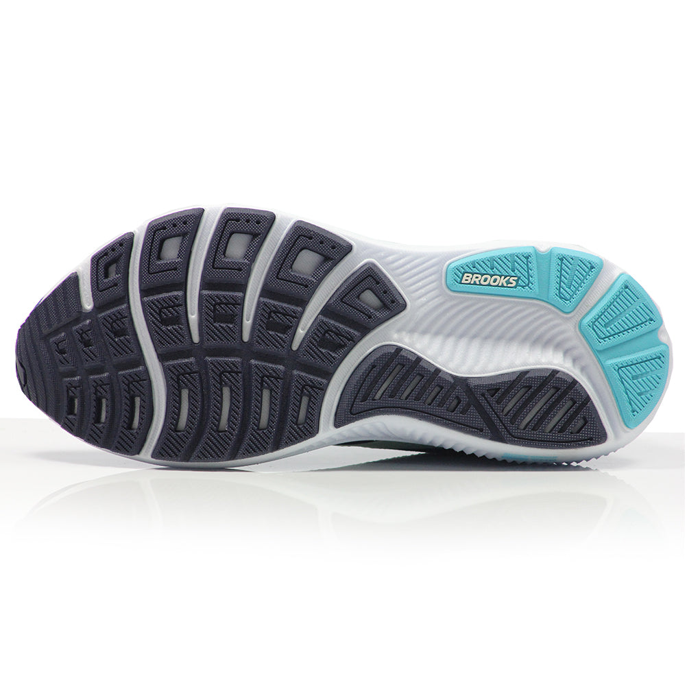 Brooks Ghost 17 Women's Running Shoe - Navy/Green/Turquoise